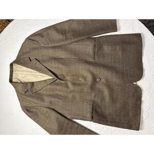 J. Ferrar Classic Brown Mens 44 L Blazer Sport Coat